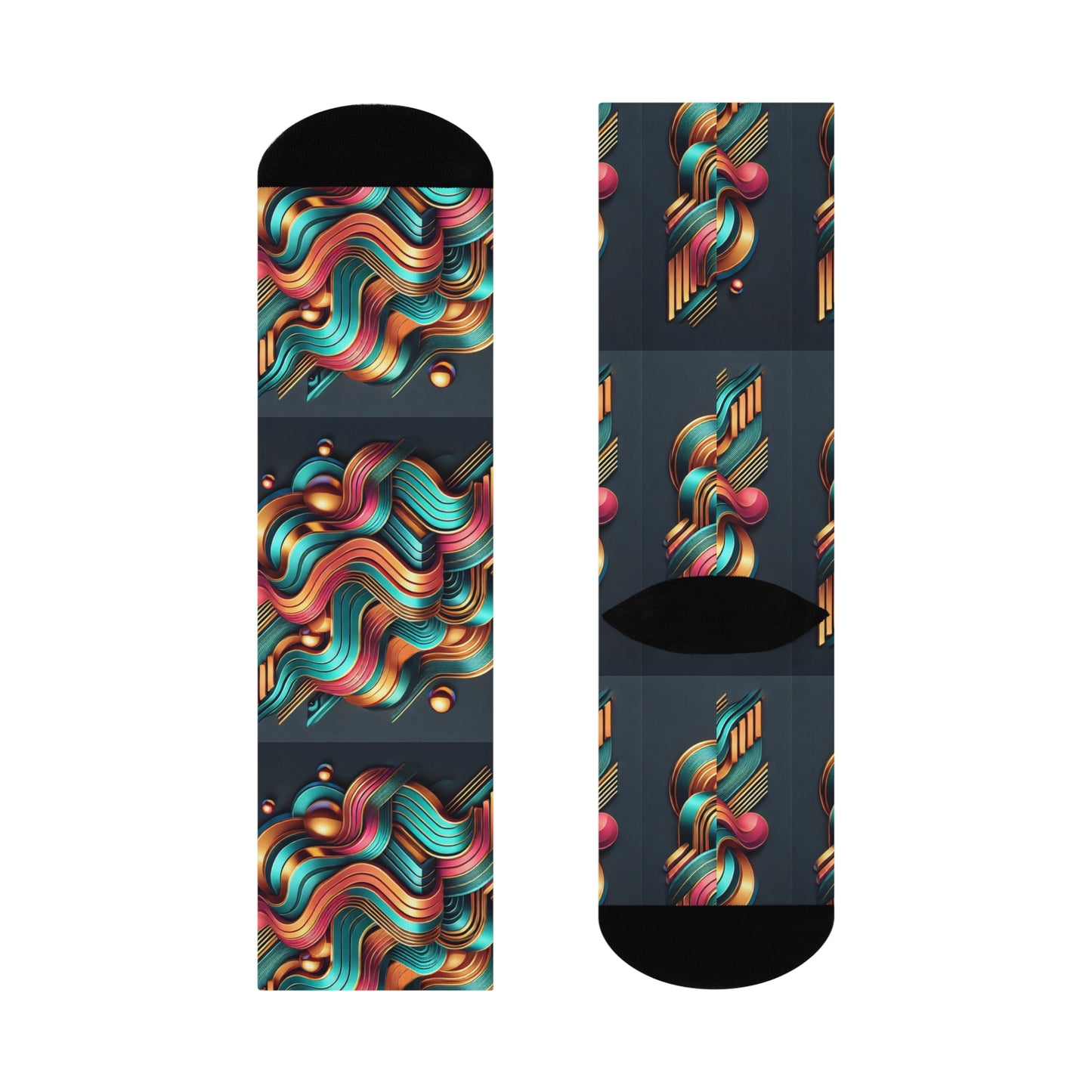The Swirl of Colors Socks
