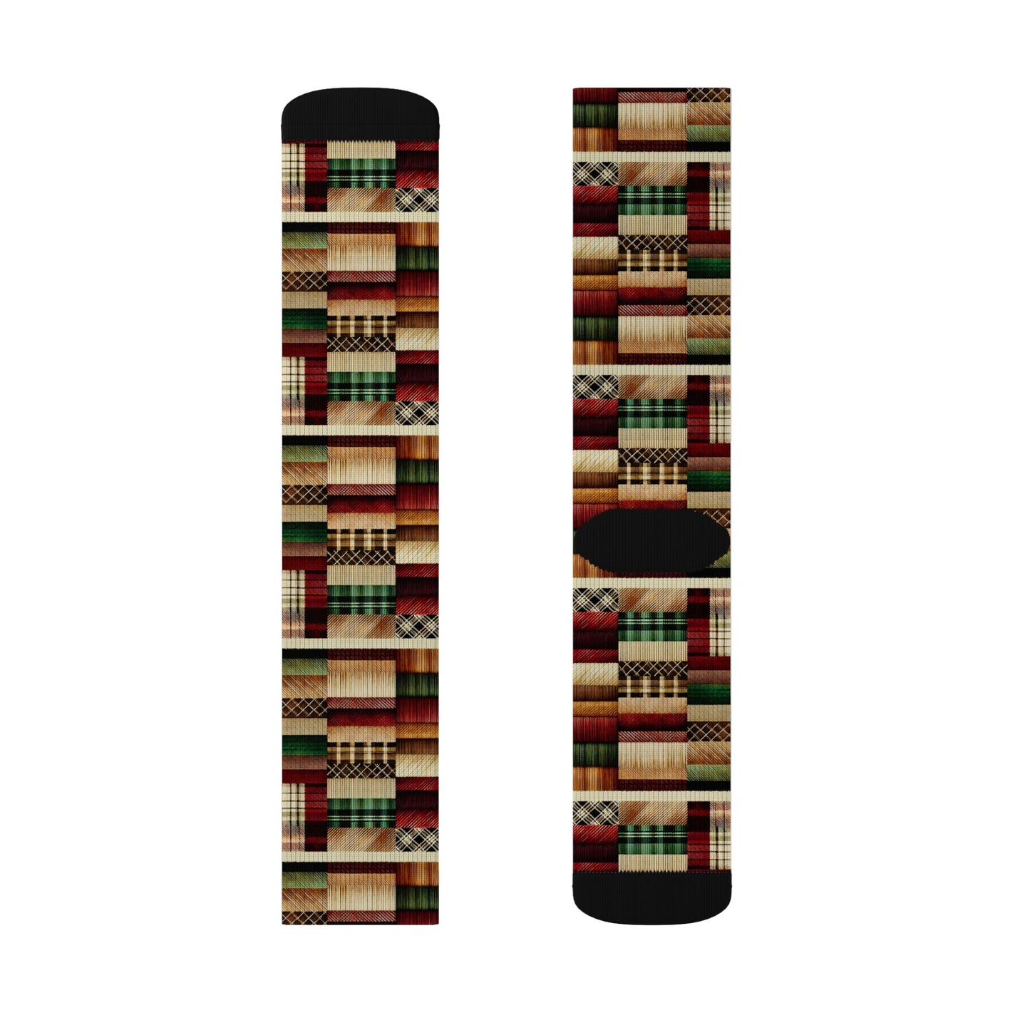 The Quilted Path Socks