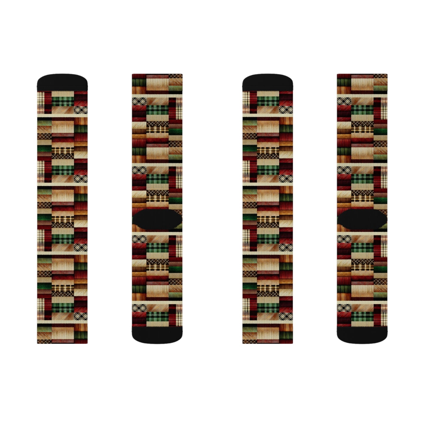 The Quilted Path Socks