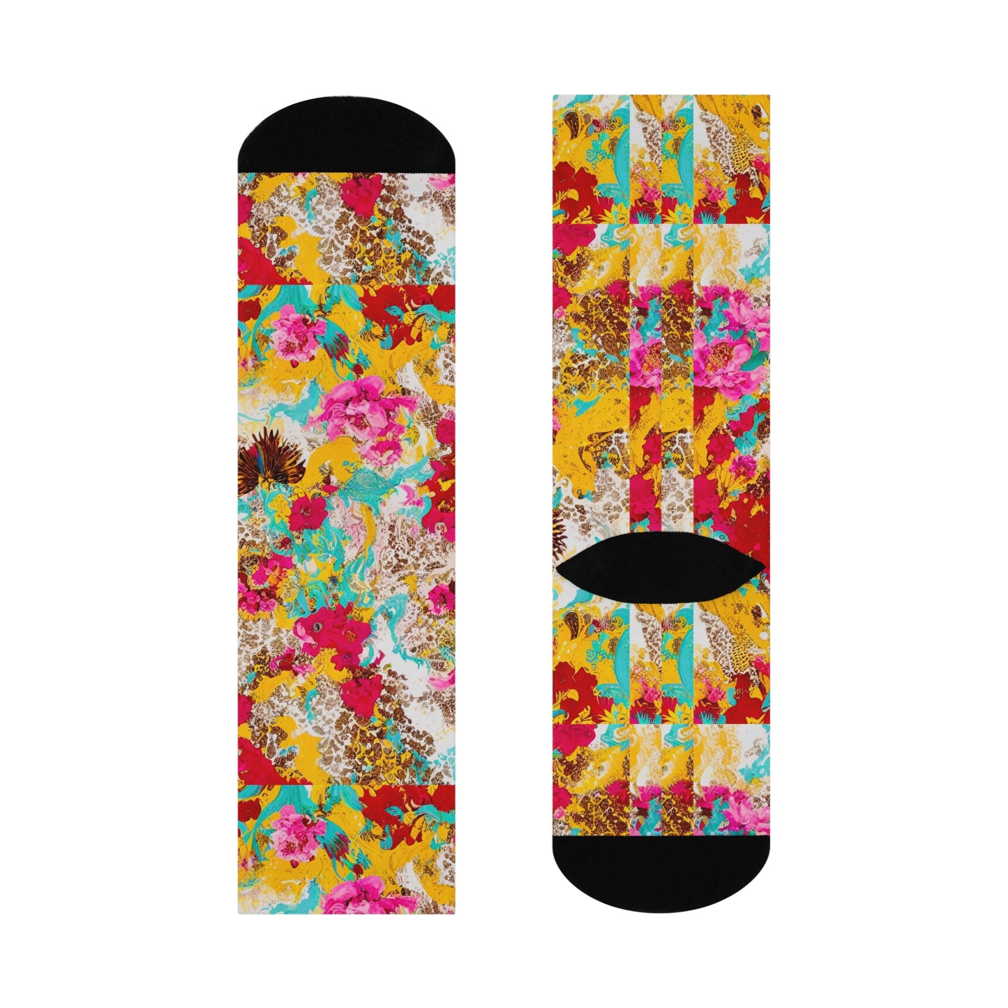 Floral Crest Socks