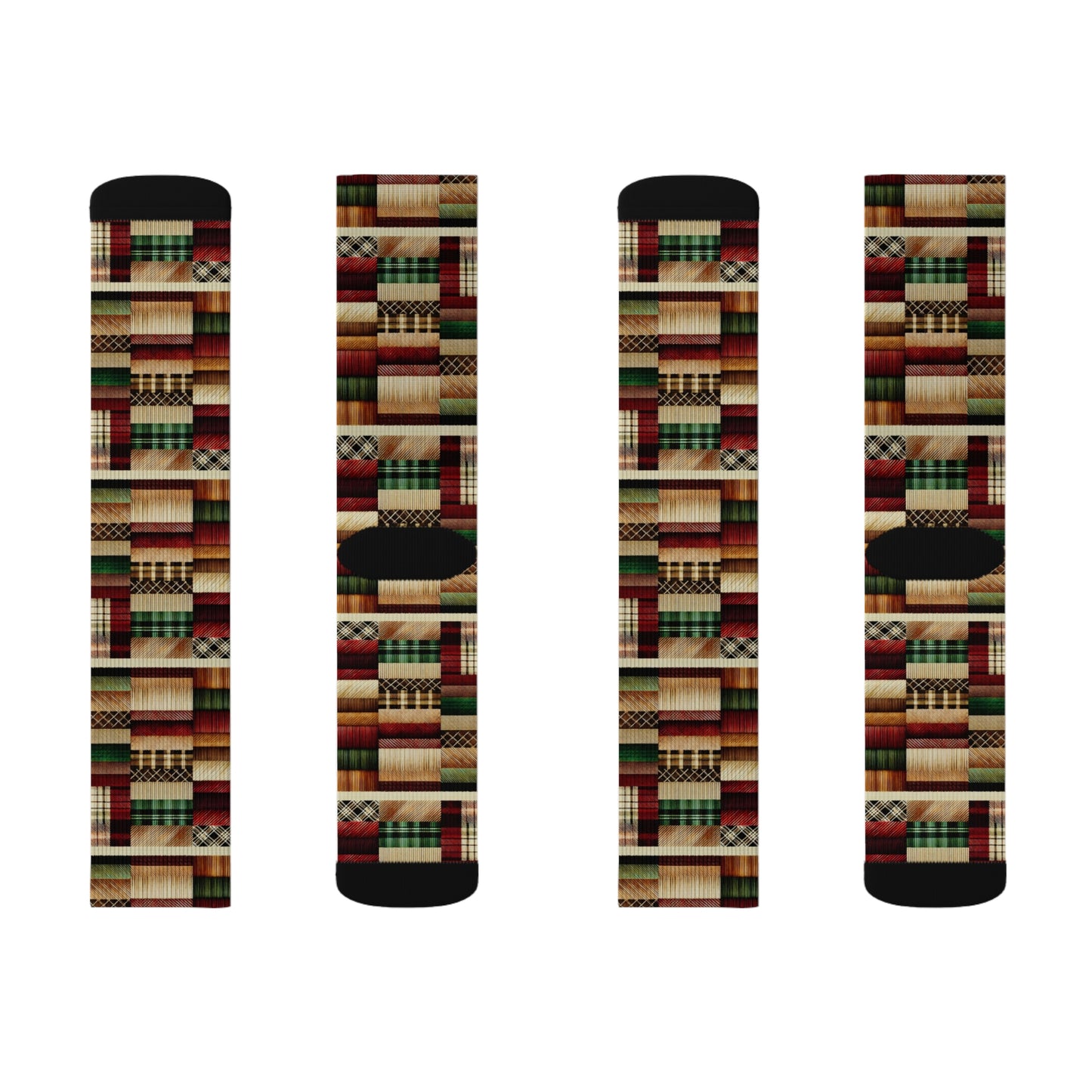 The Quilted Path Socks
