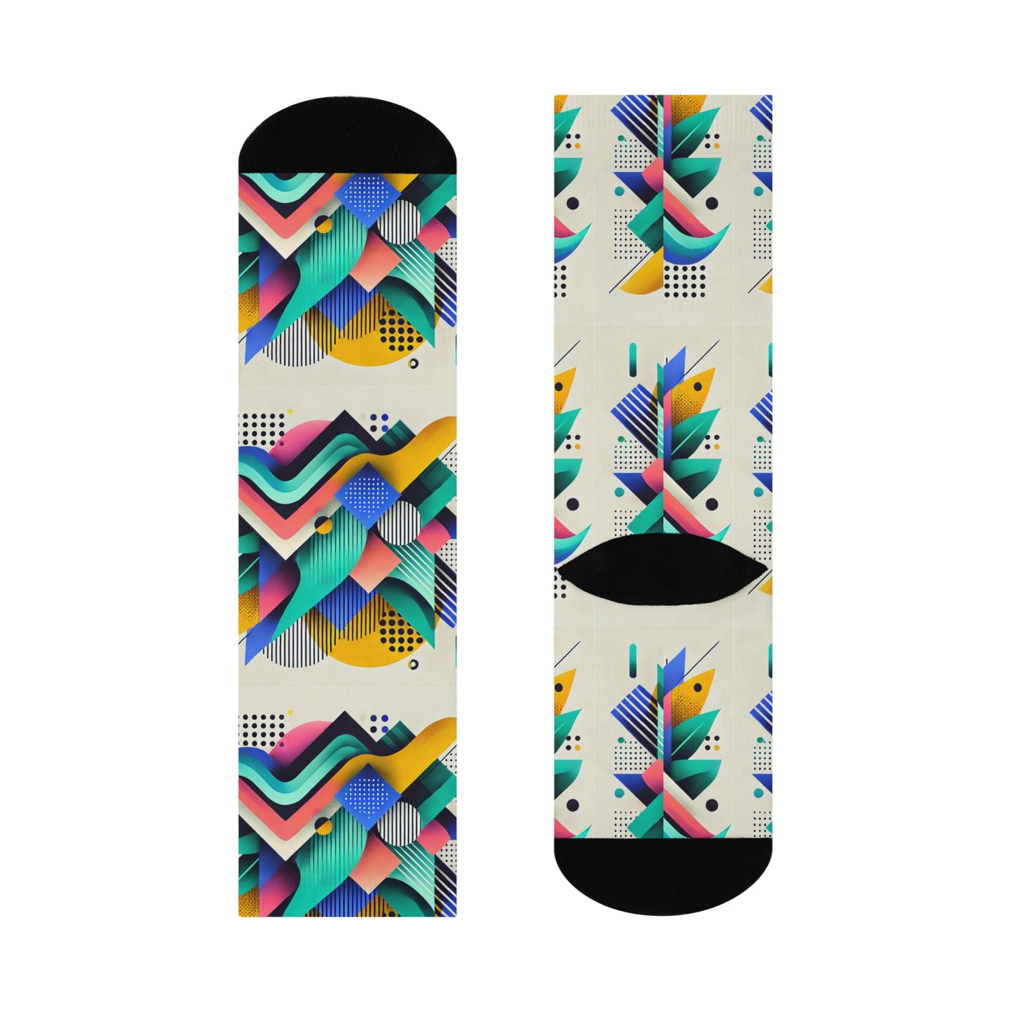 Geometric Pulse Socks