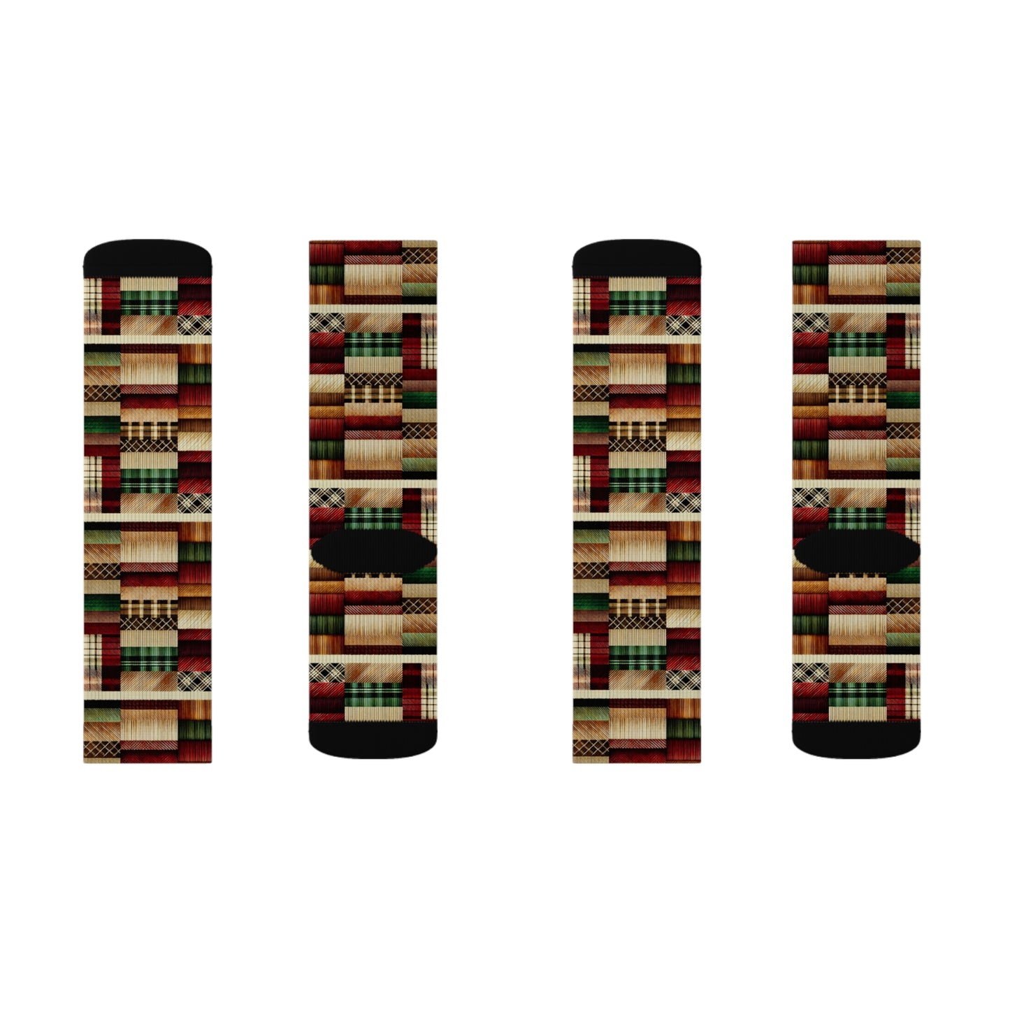 The Quilted Path Socks