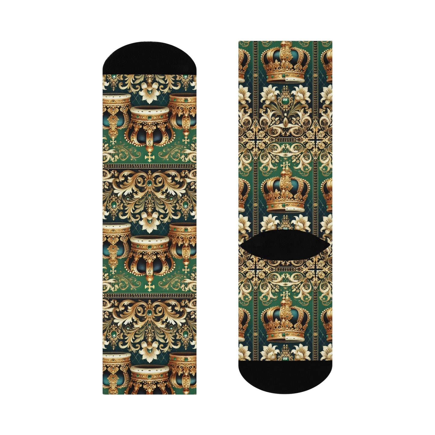 Crowns in Bloom Socks