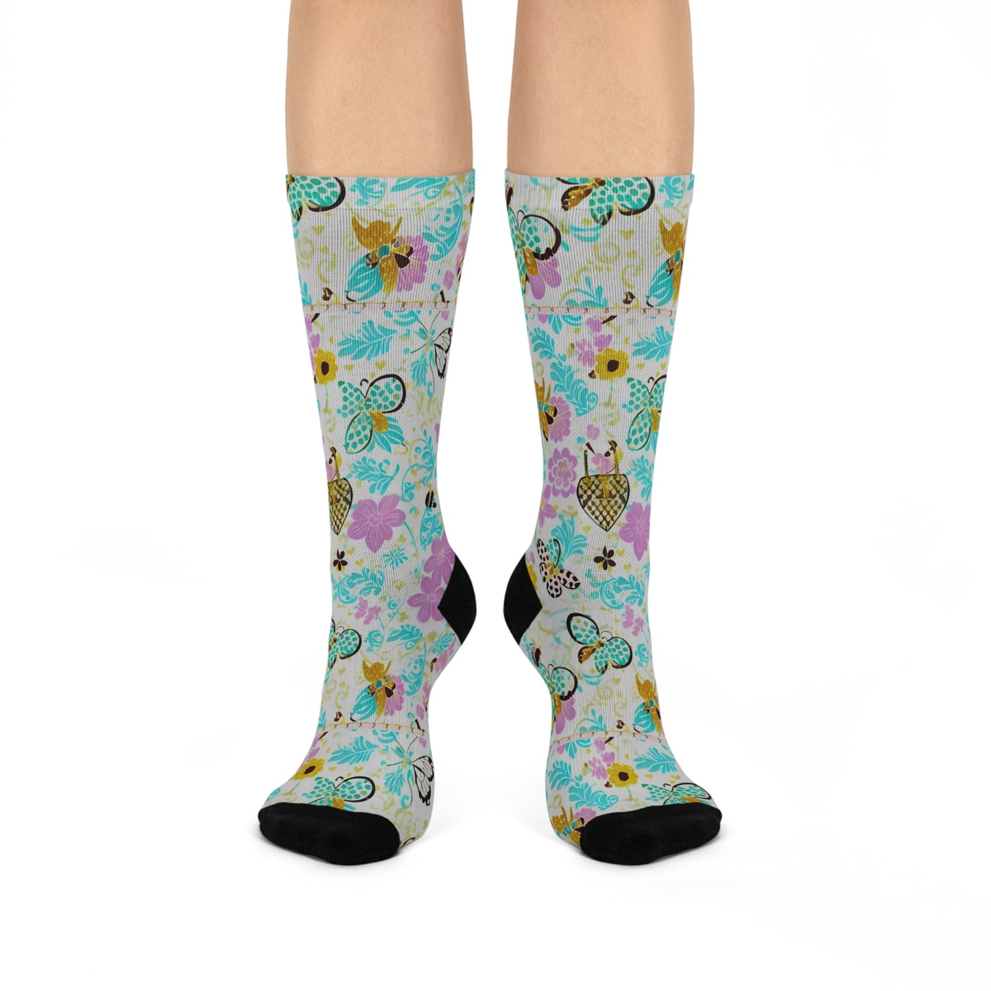 Lock and Bee Socks