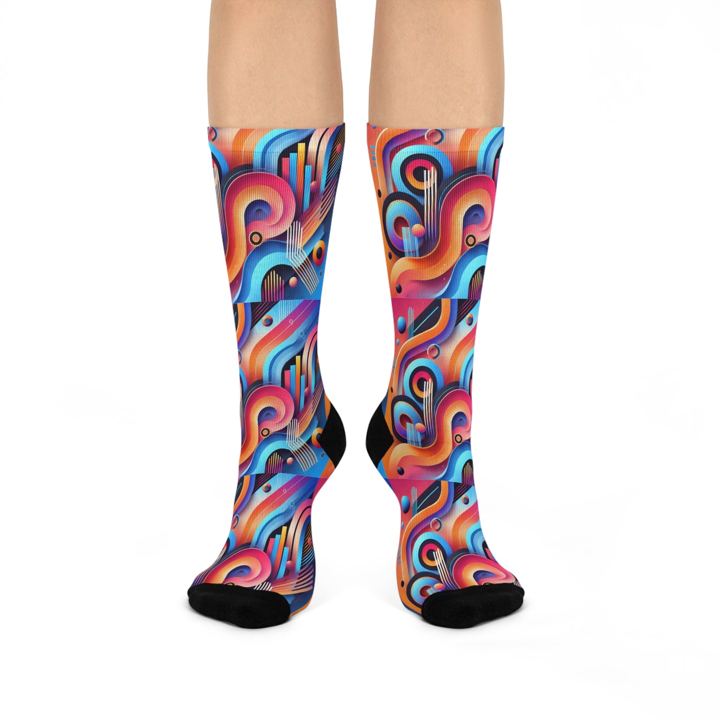 Color wave Socks