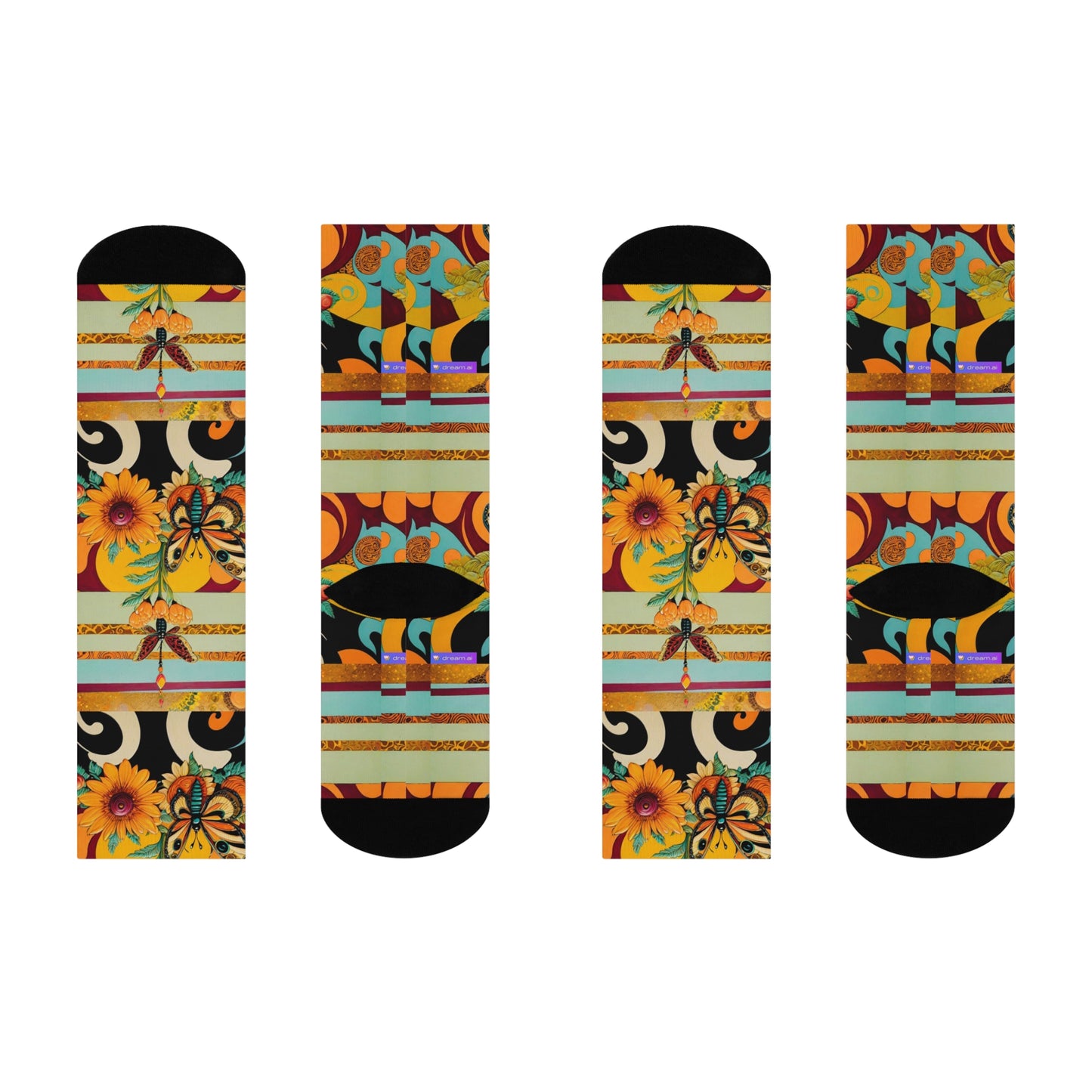 Sunset Bloom Socks