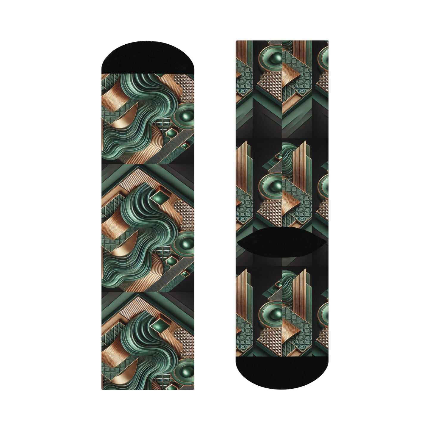 Emerald Maze Socks