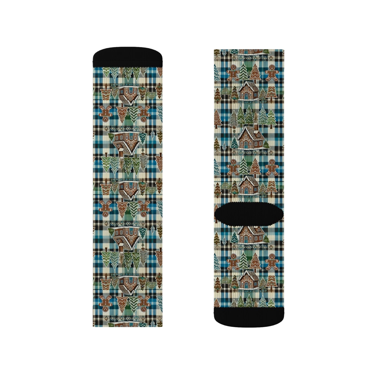 The Gingerbread House Socks