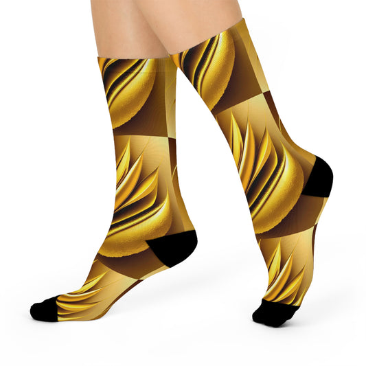 Gold Leaf Socks