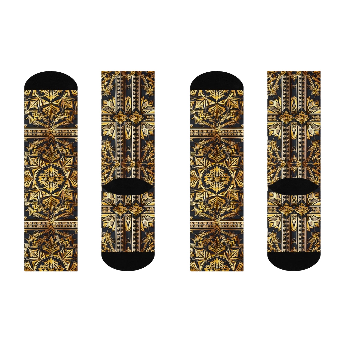 The Golden Seal Socks