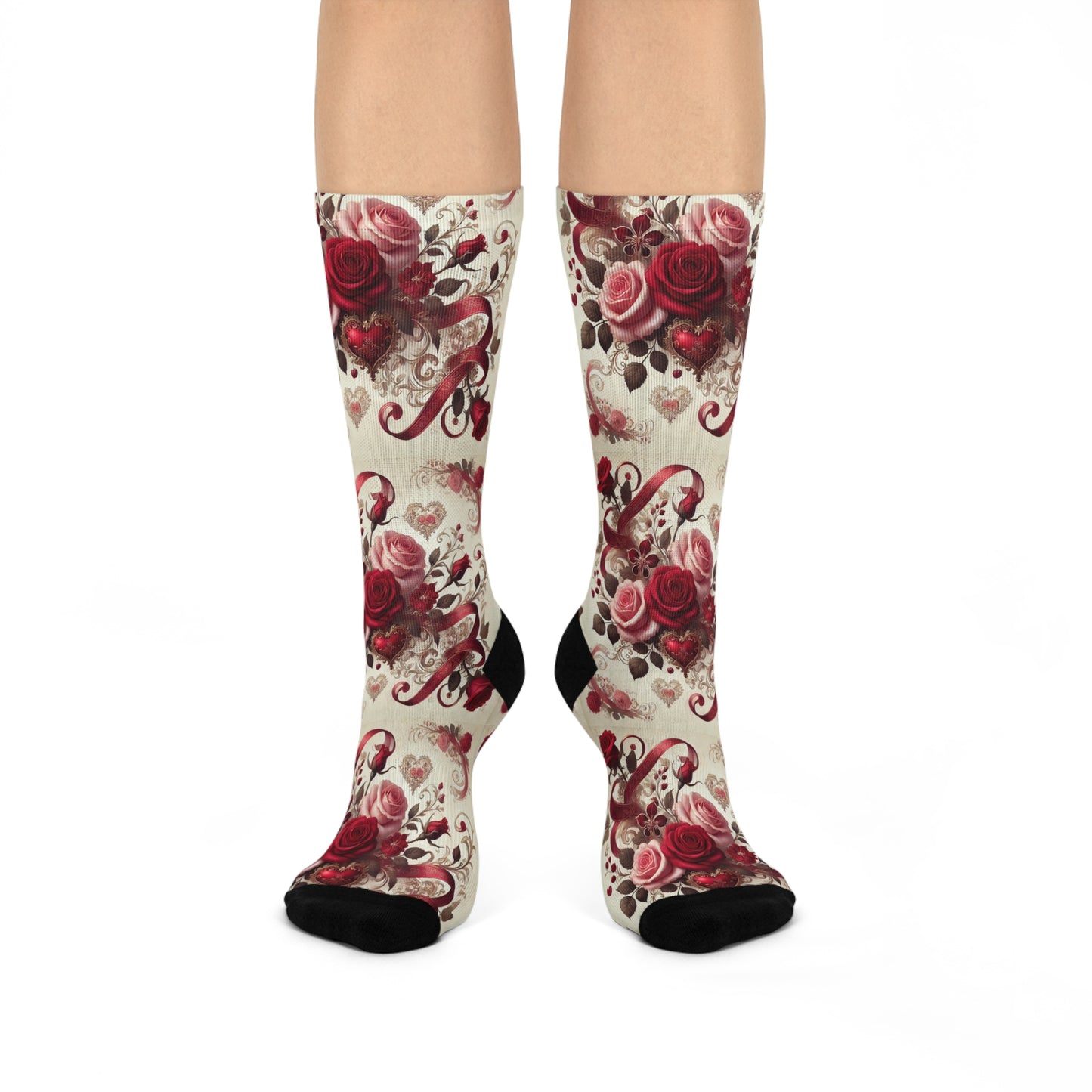 My Heart Blooms Socks