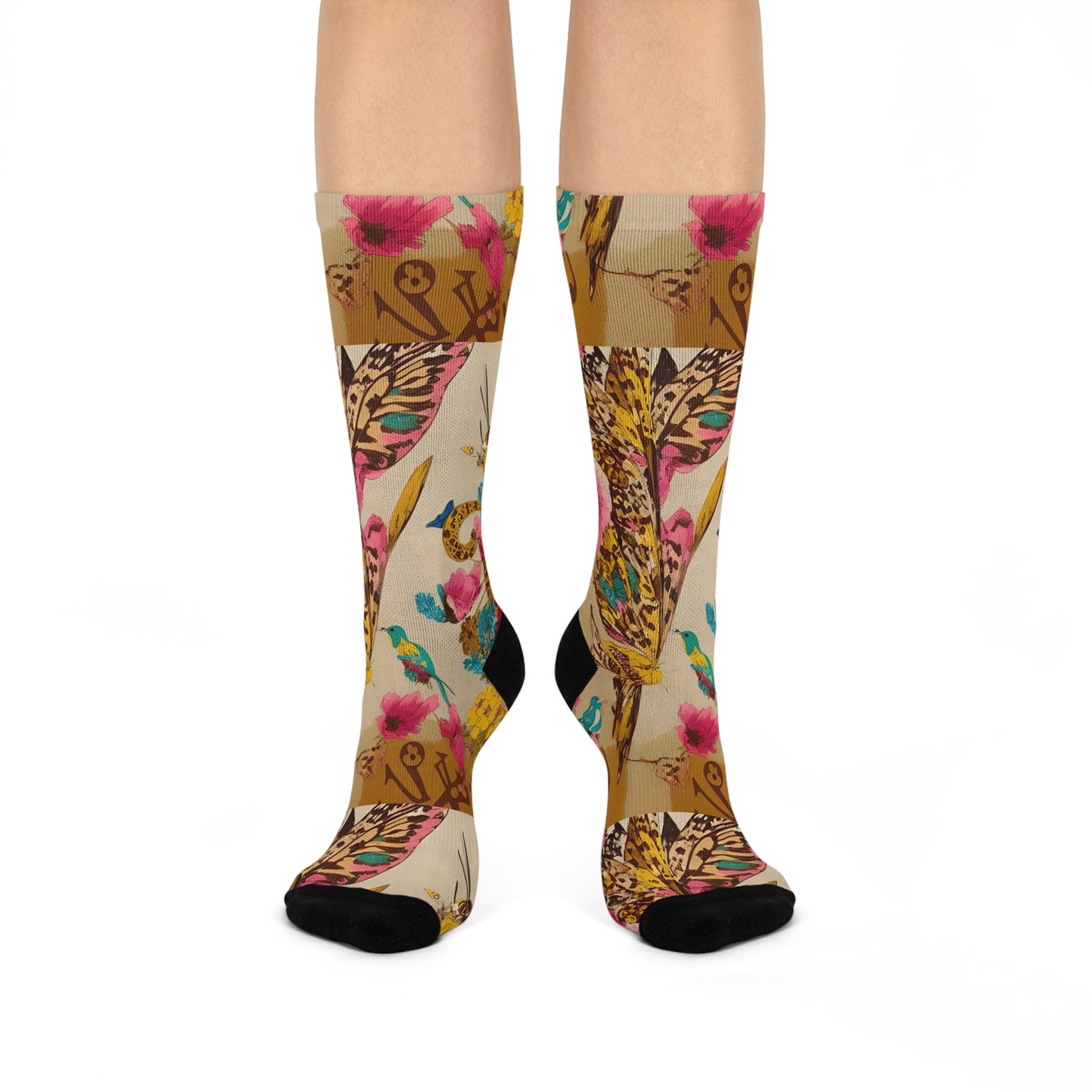 Pink Safari Socks