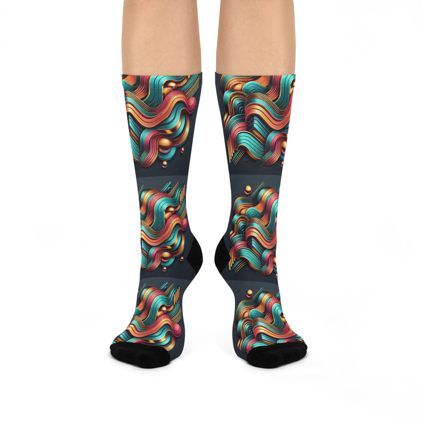 The Swirl of Colors Socks