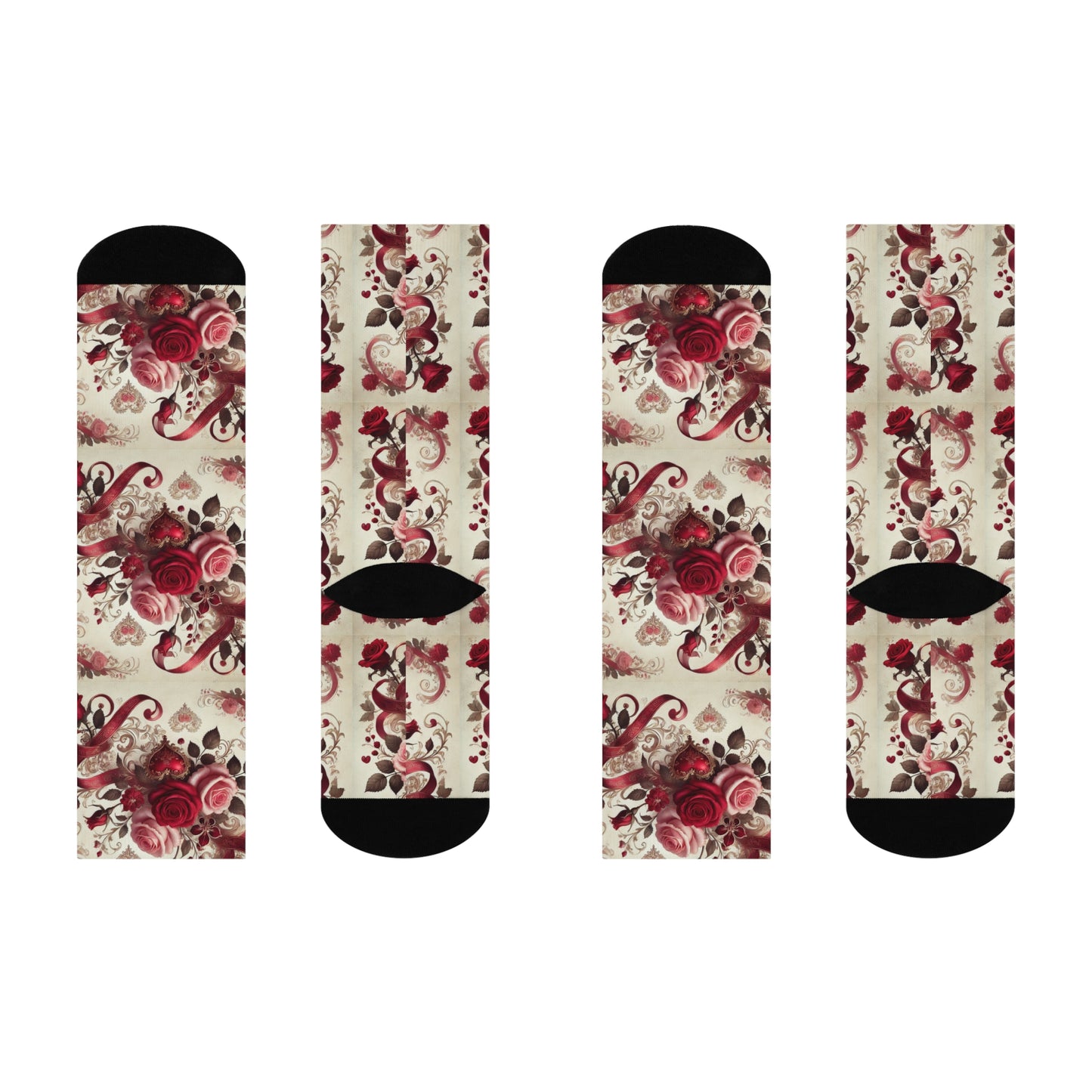 My Heart Blooms Socks