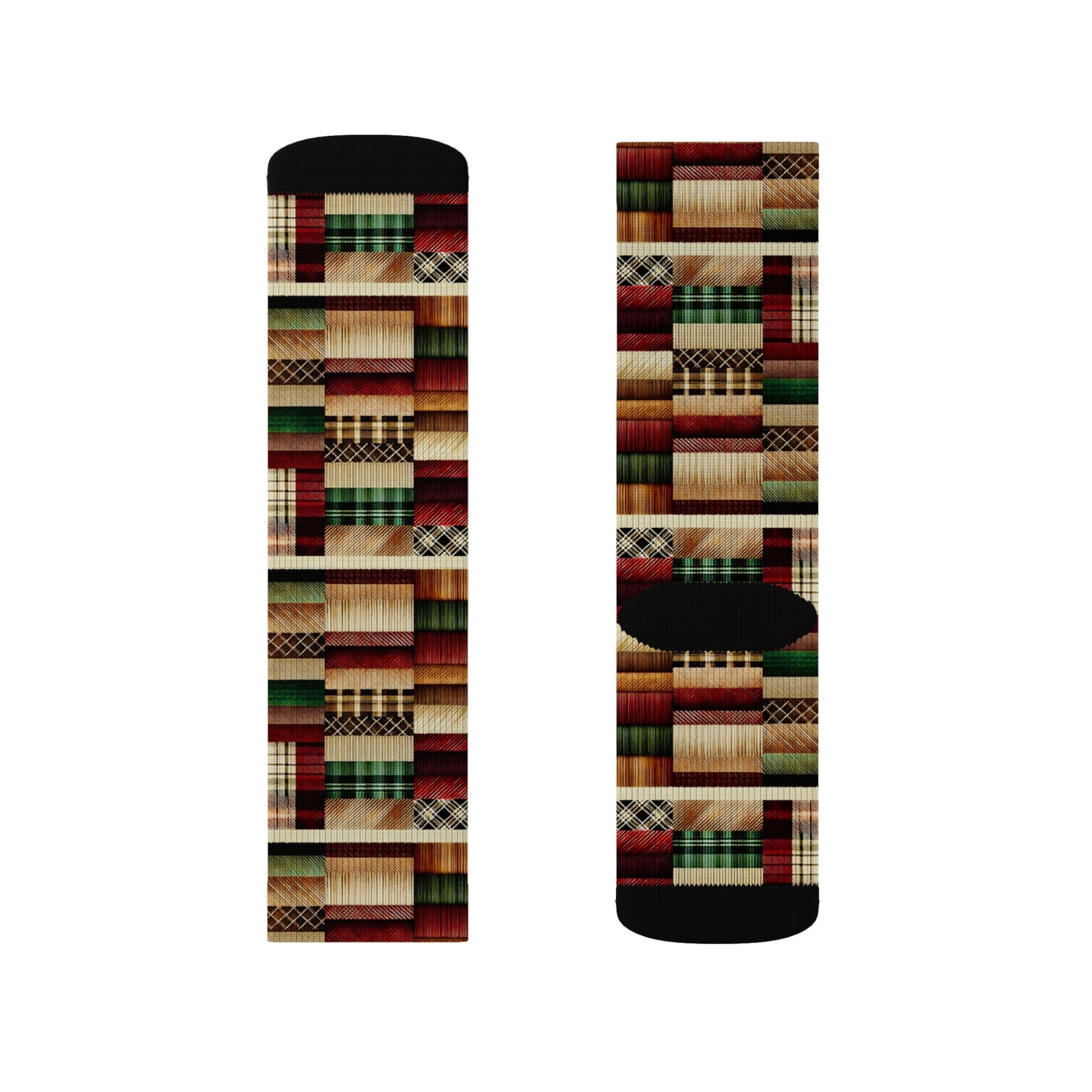 The Quilted Path Socks