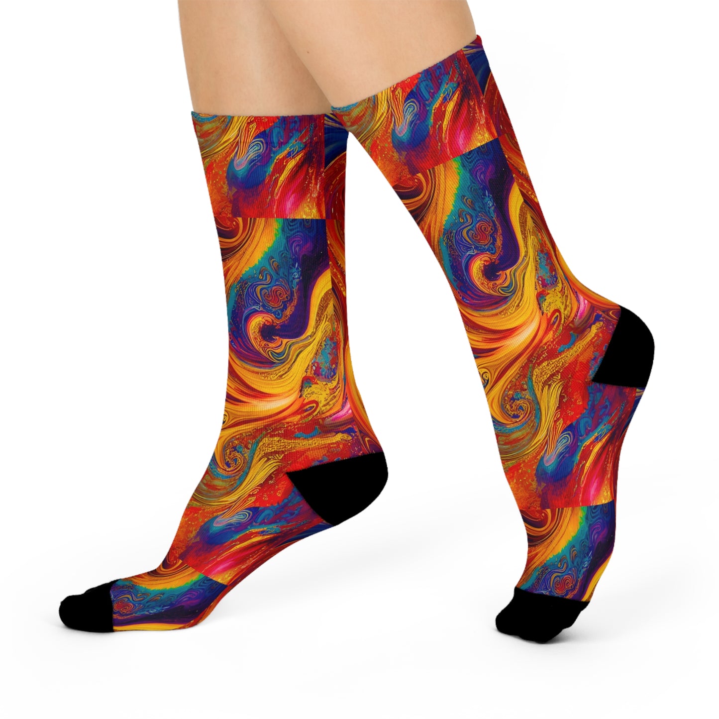 Rainbow Glare Socks