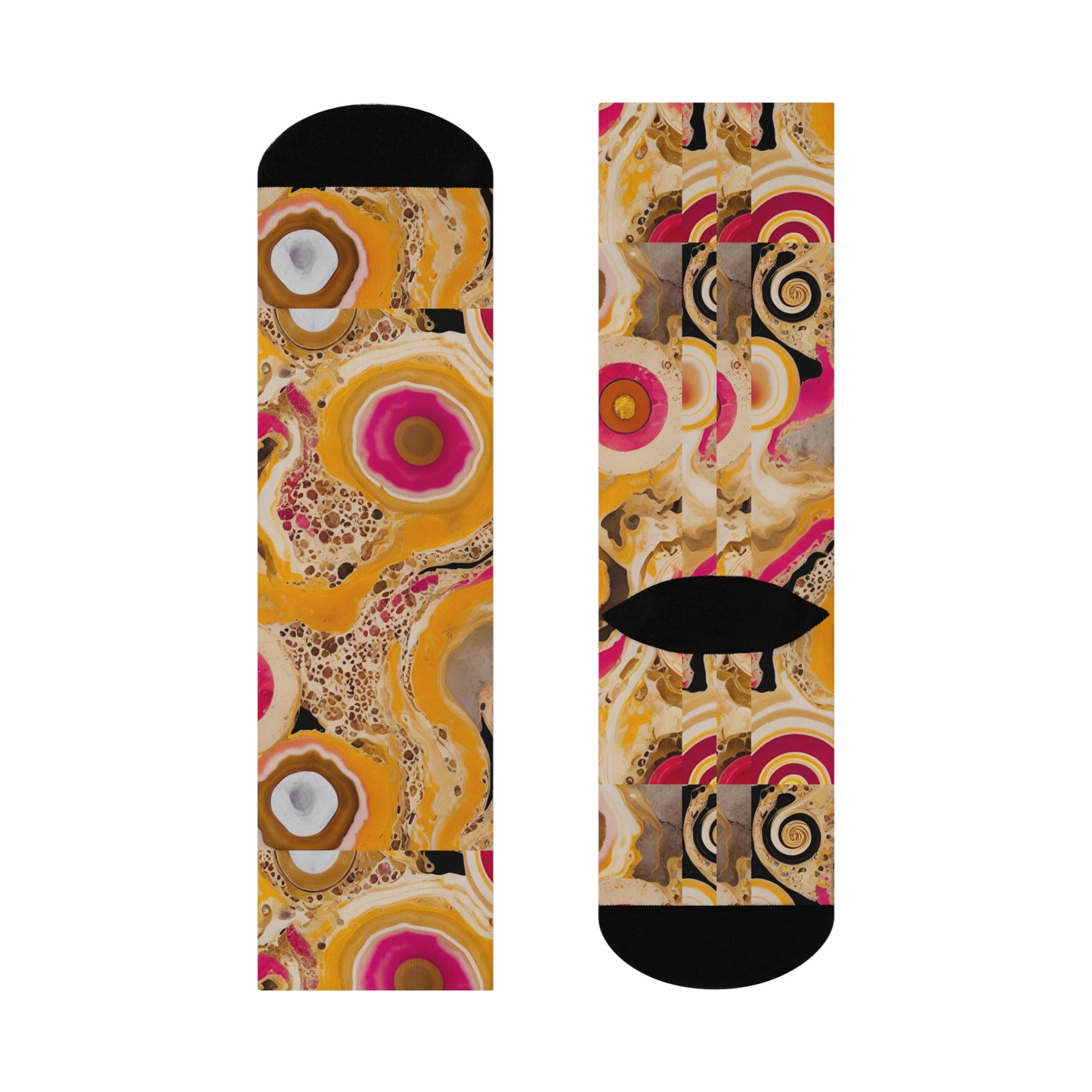 Pink Oil Socks