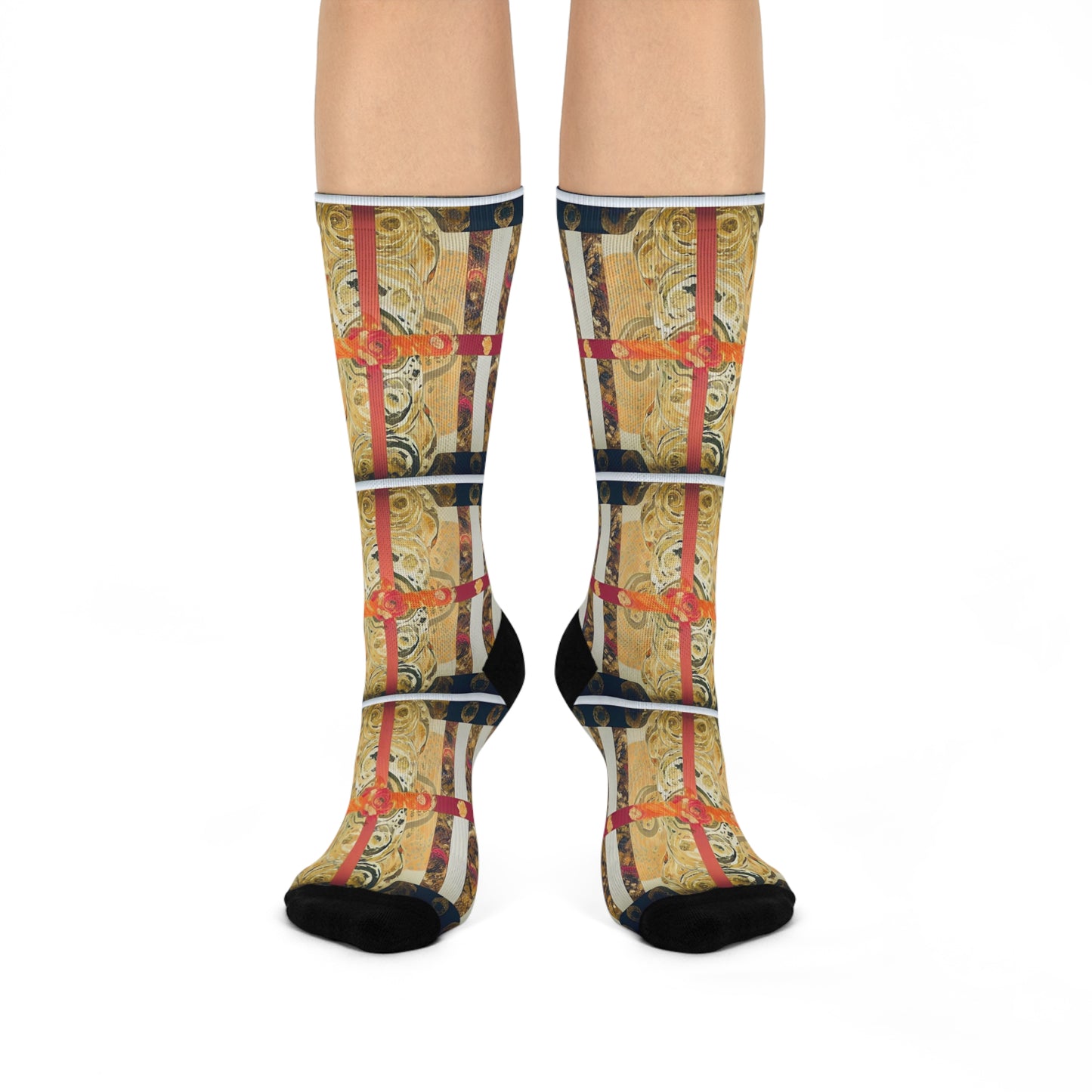 Plaid Smoke Socks