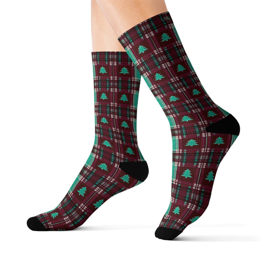 Frosty Forest Socks
