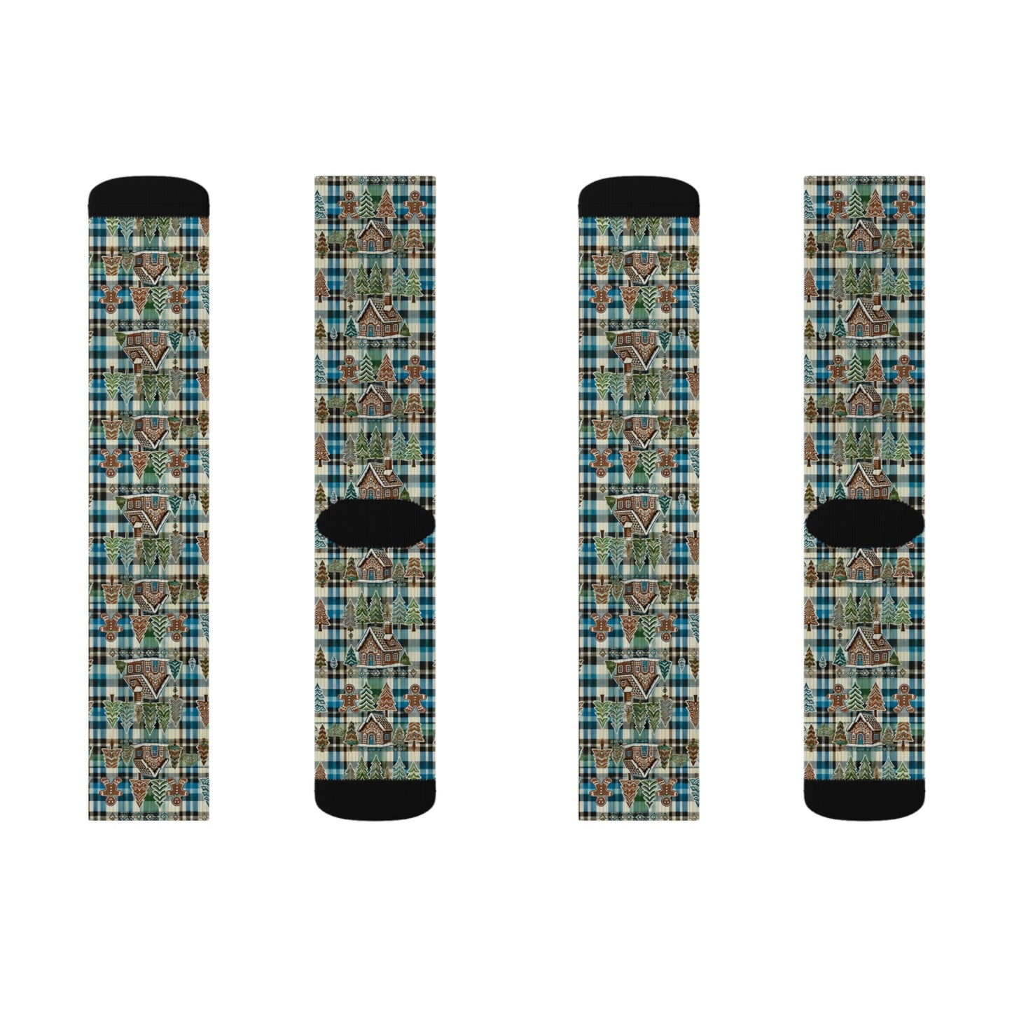 The Gingerbread House Socks