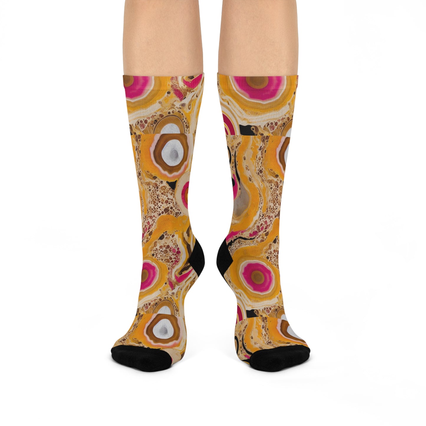 Pink Oil Socks