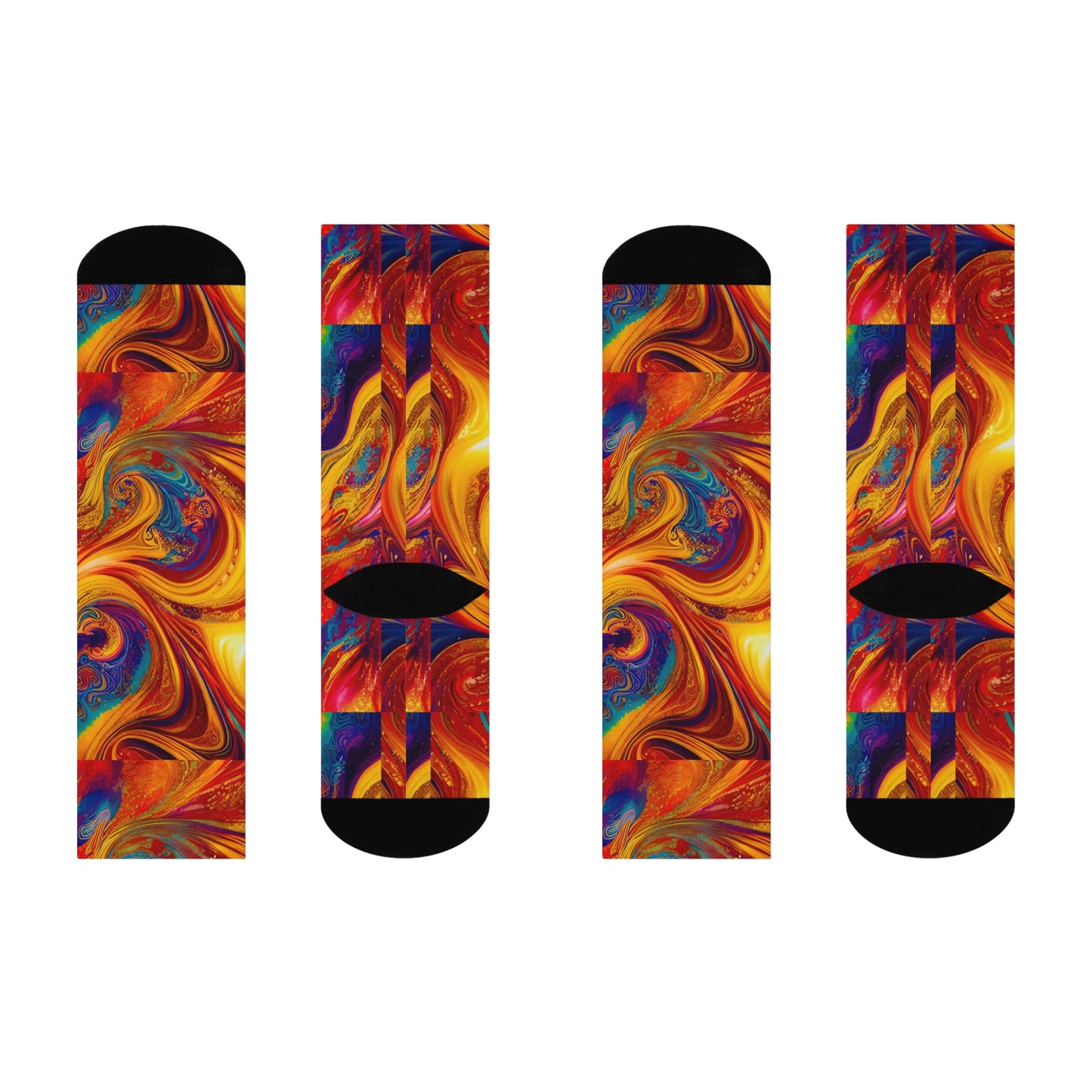 Rainbow Glare Socks