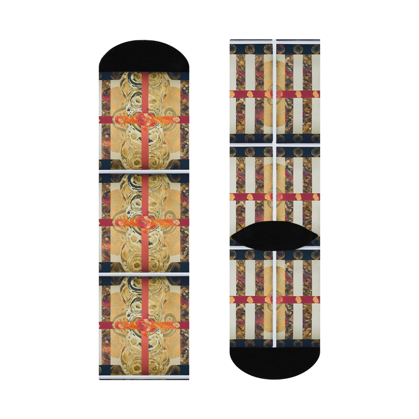 Plaid Smoke Socks