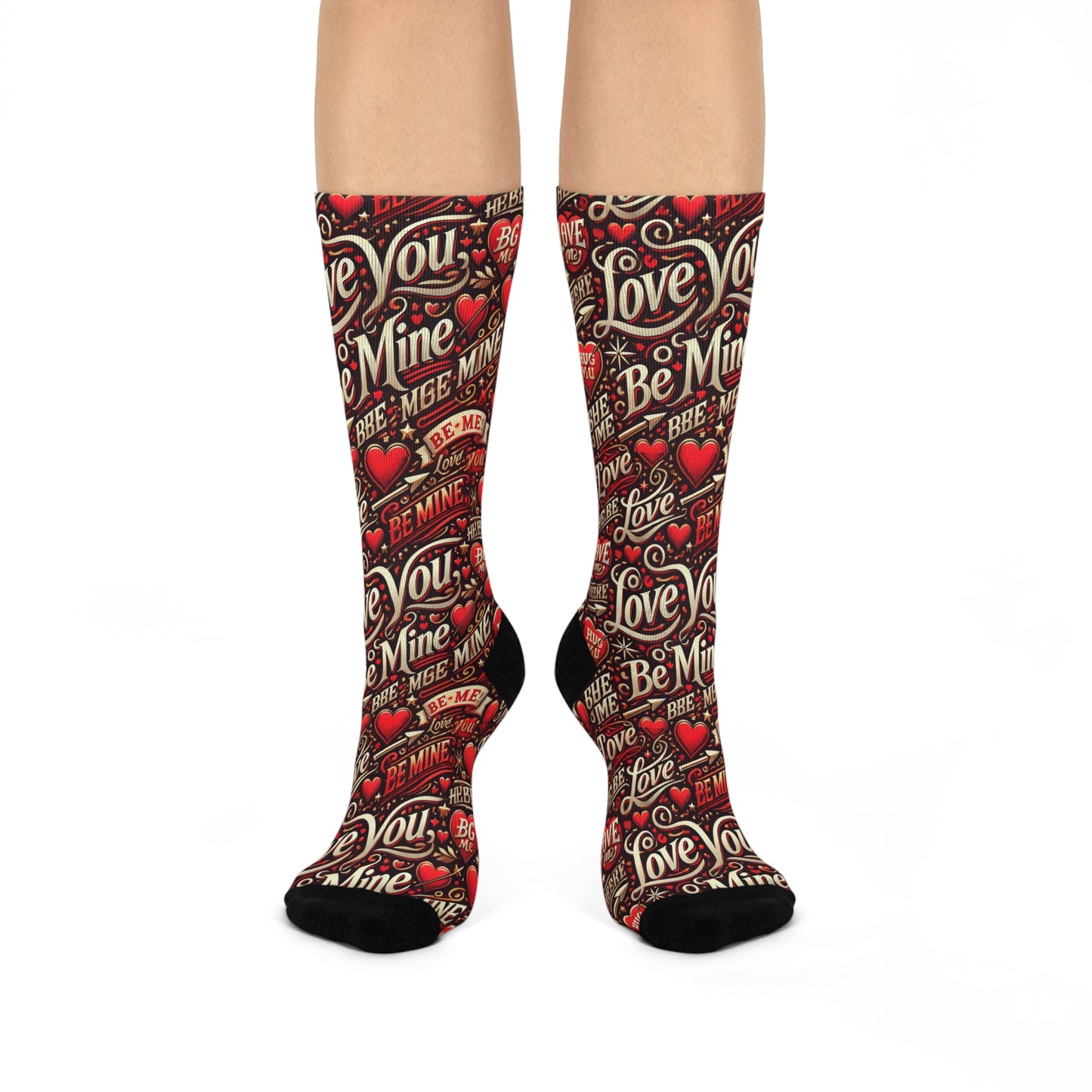 Love You, Be Mine Socks