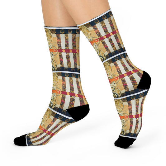 Plaid Smoke Socks