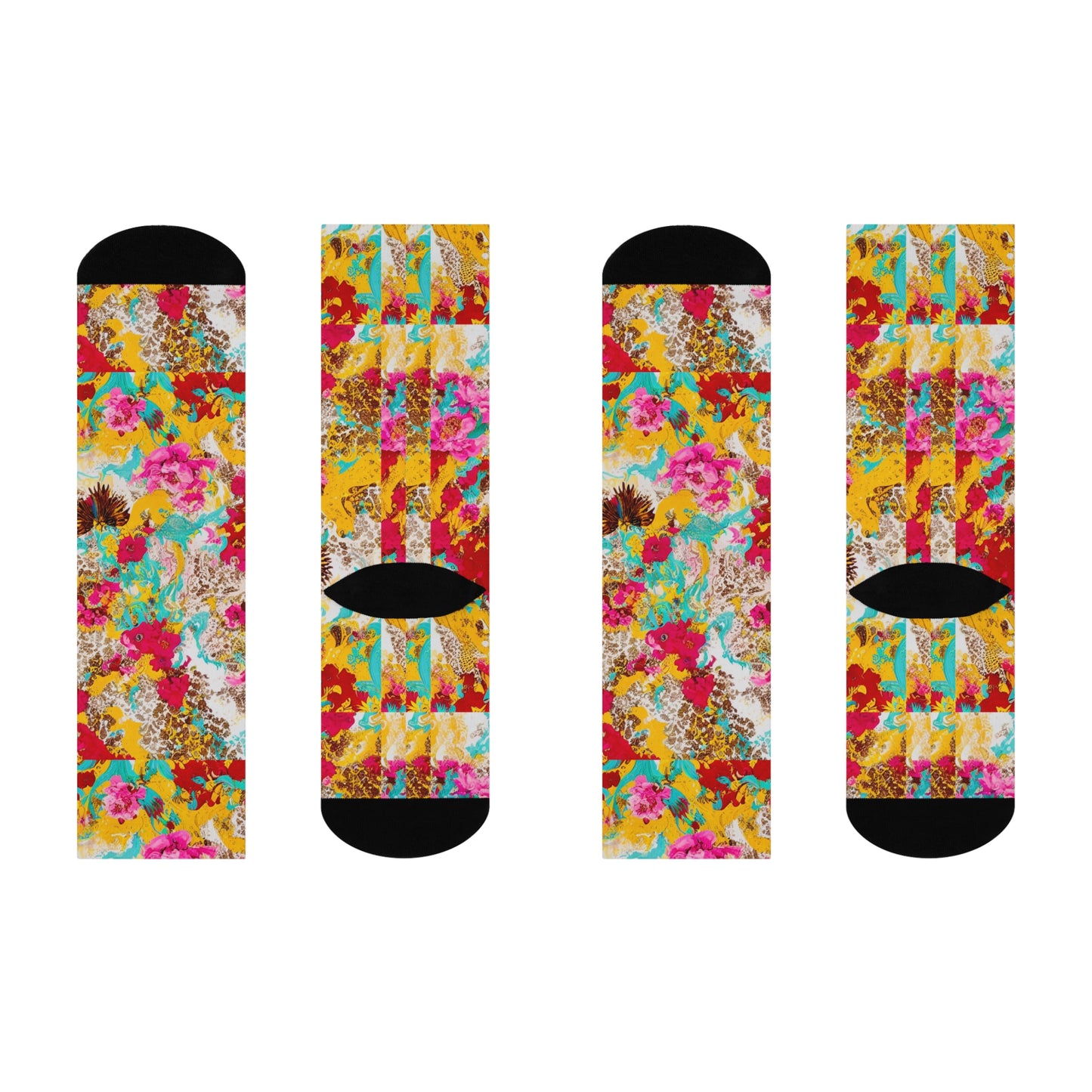 Floral Crest Socks