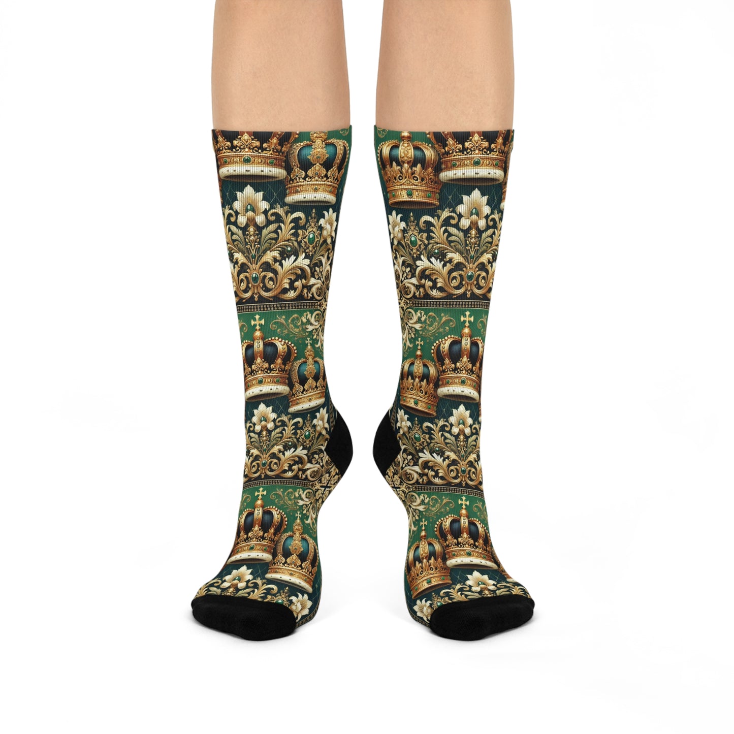 Crowns in Bloom Socks