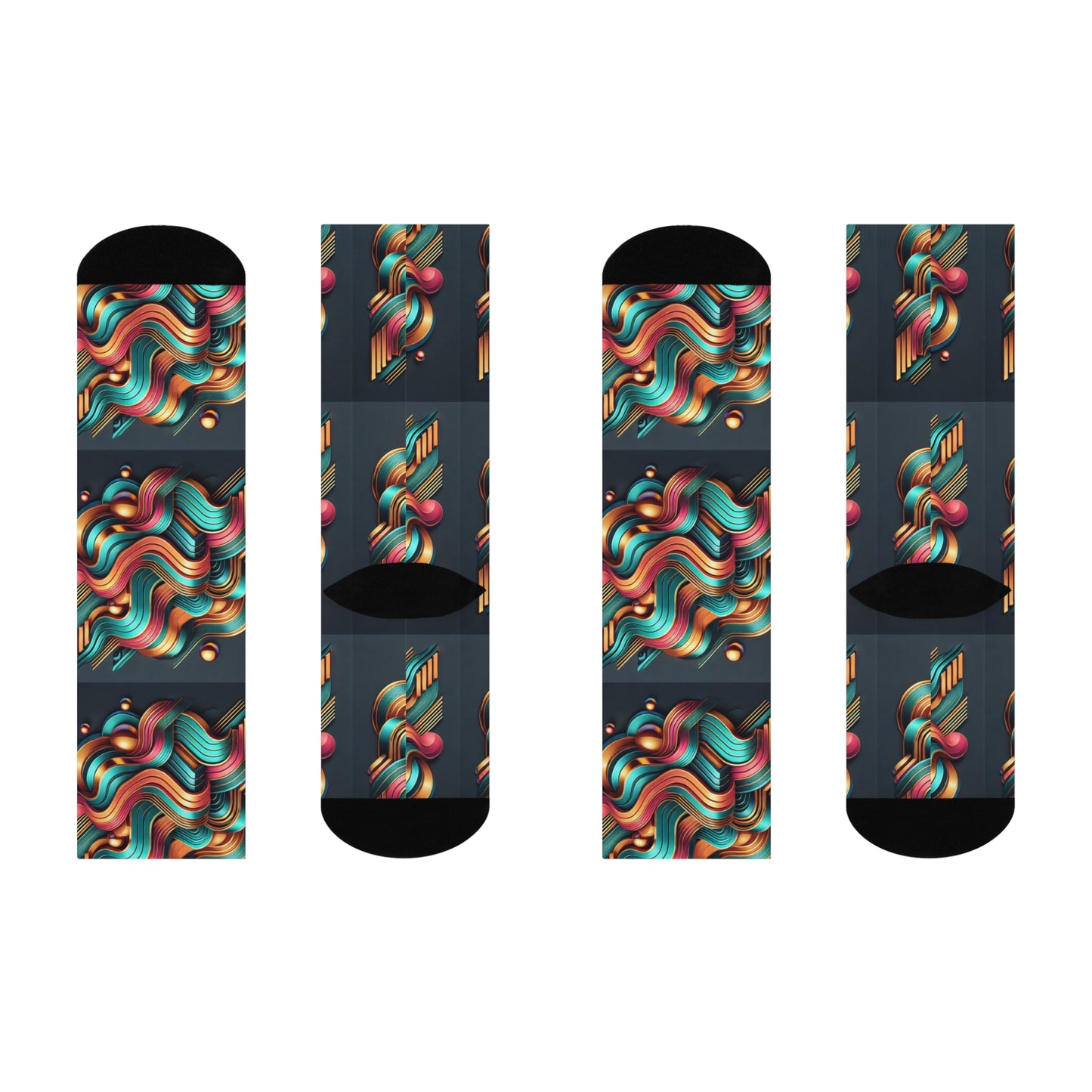 The Swirl of Colors Socks