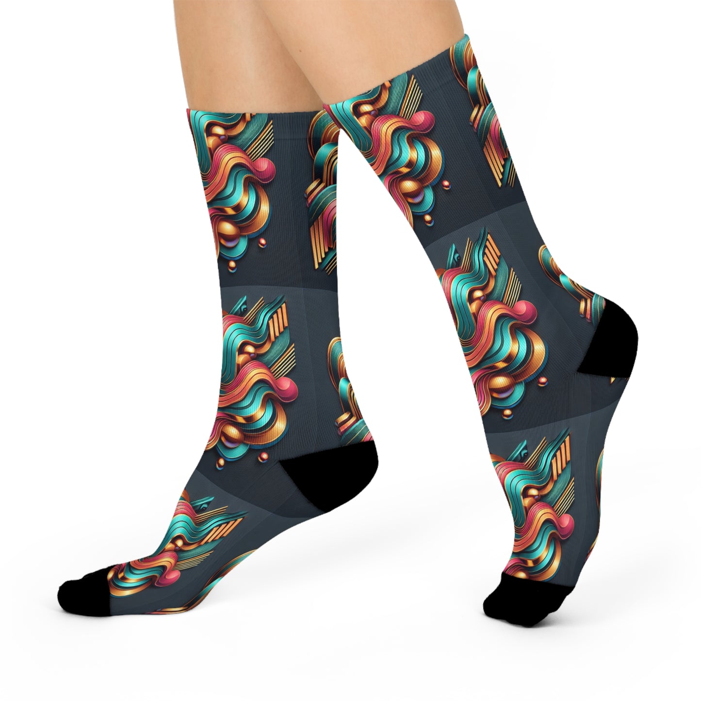 The Swirl of Colors Socks