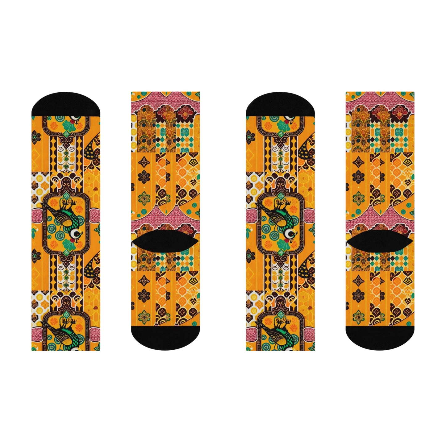 Vintage Motif Socks