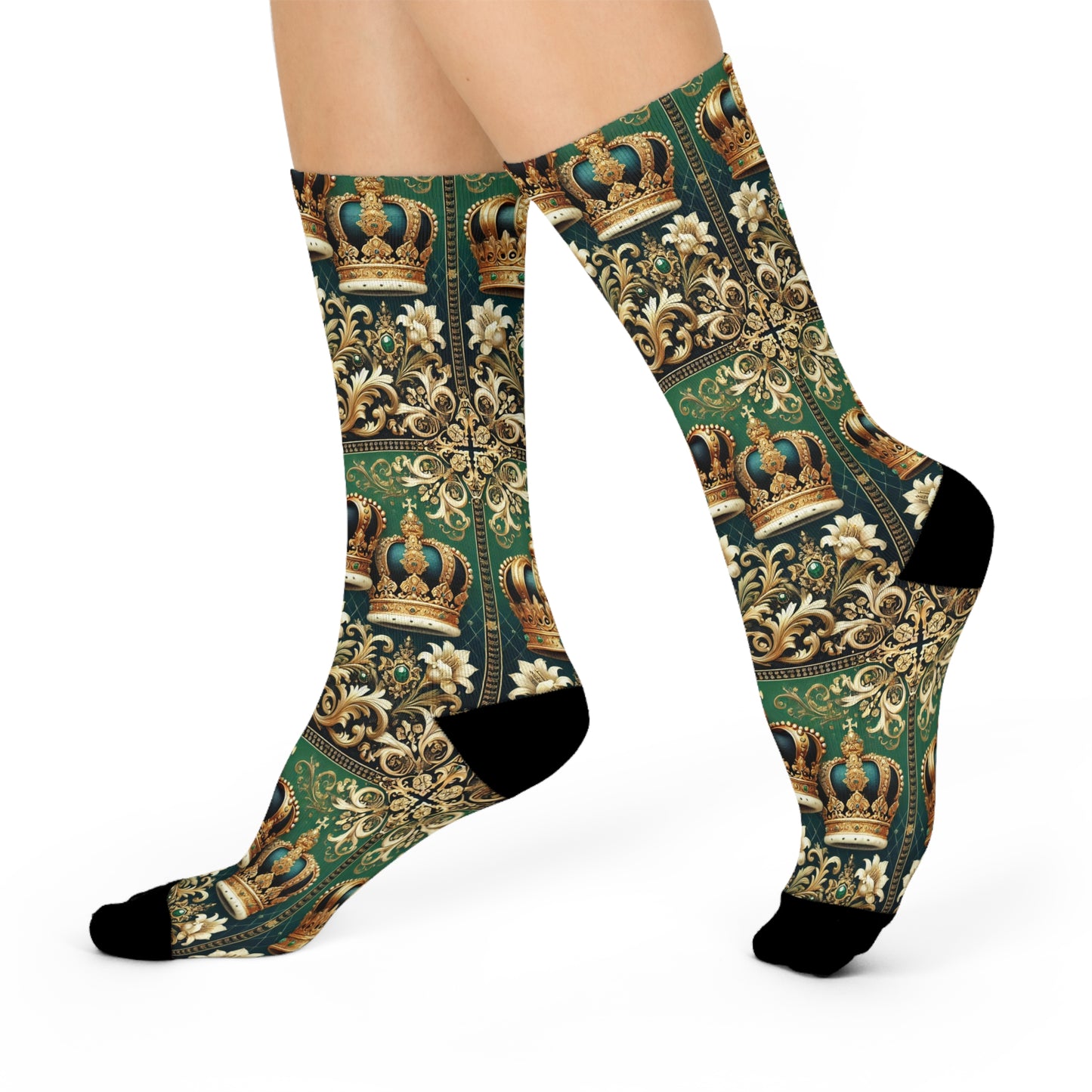 Crowns in Bloom Socks