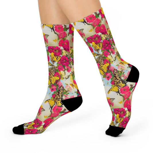 The Butterfly Garden Socks