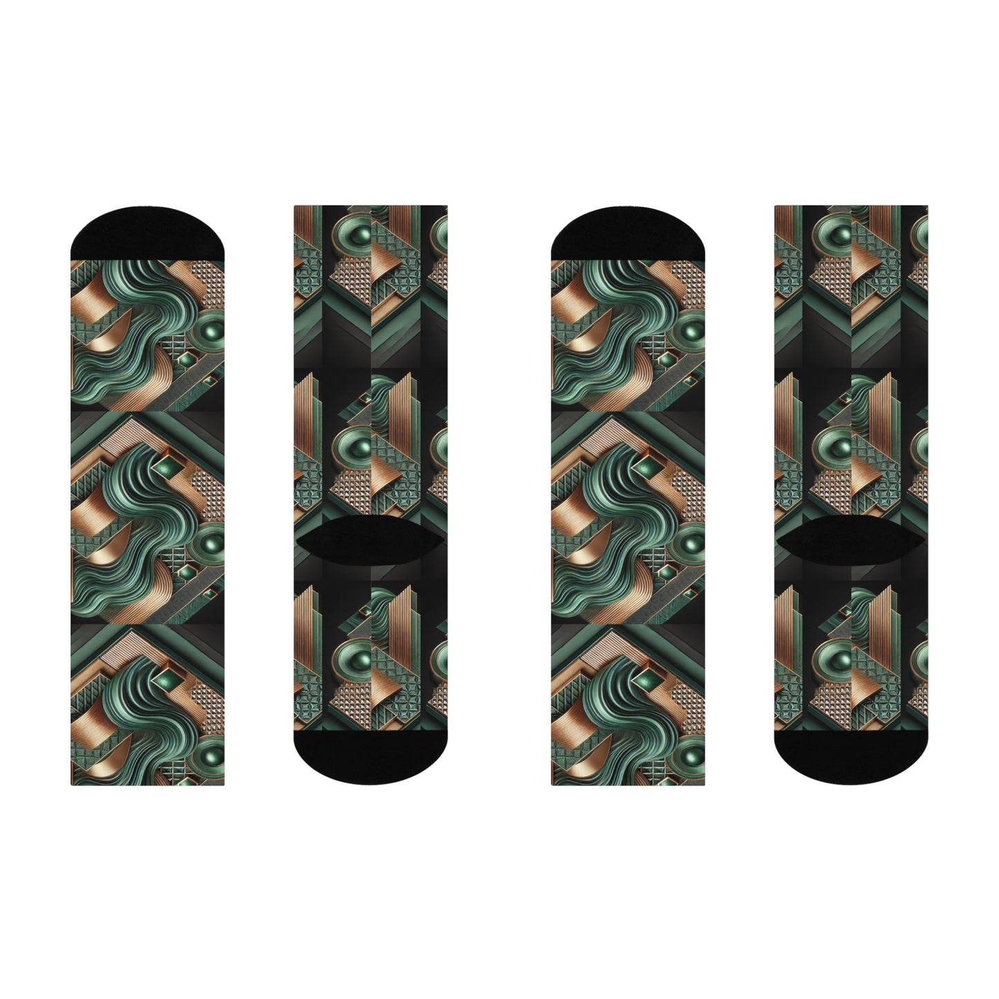 Emerald Maze Socks