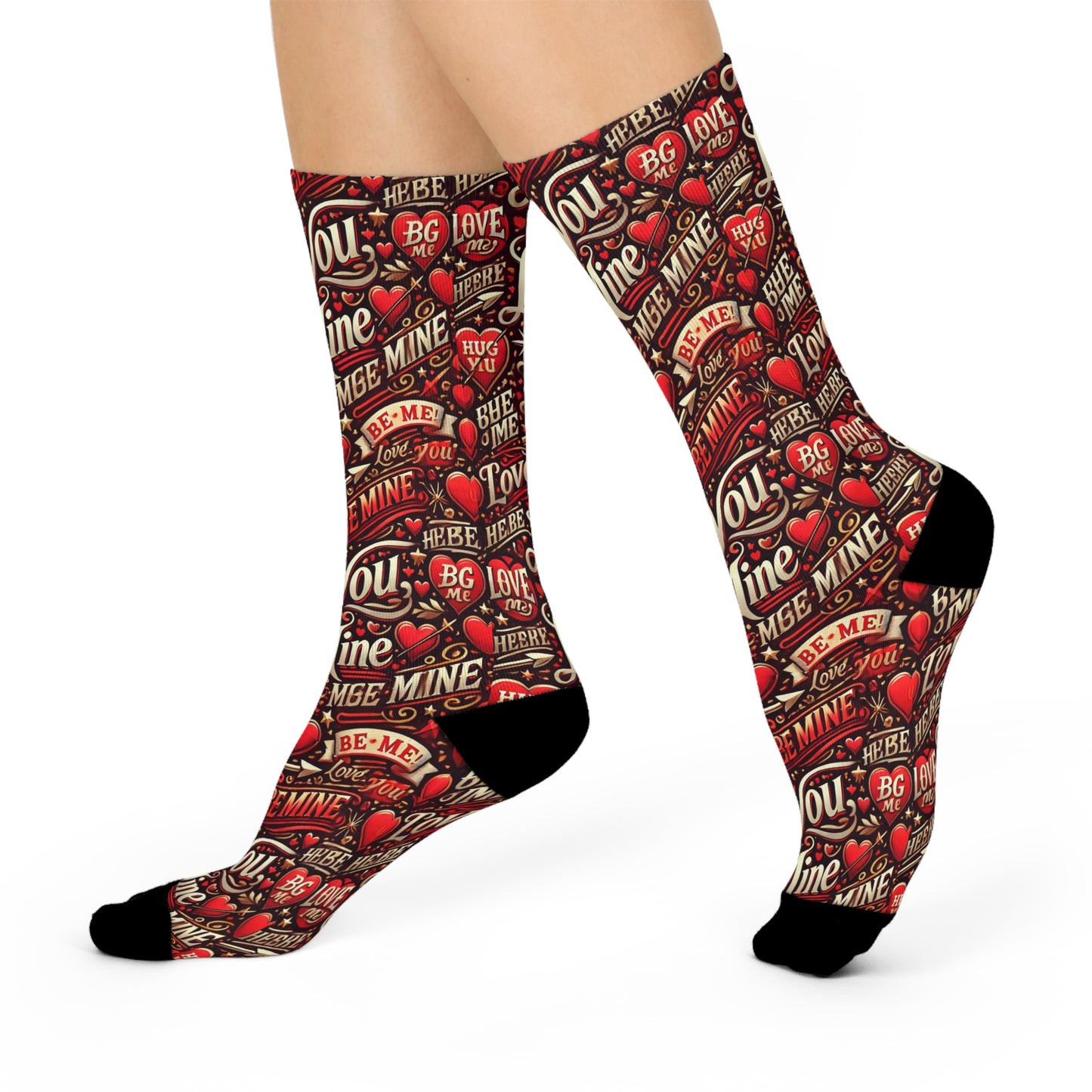 Love You, Be Mine Socks