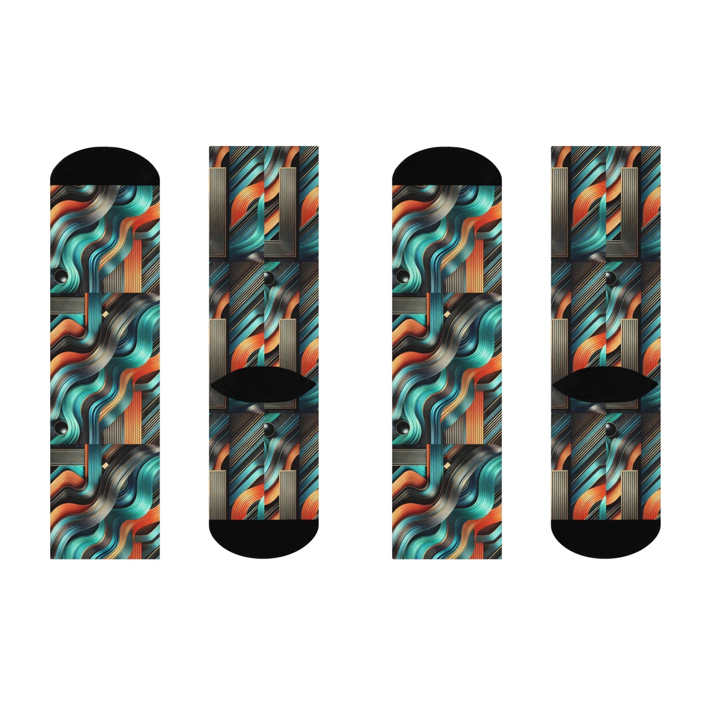 Neon Current Socks