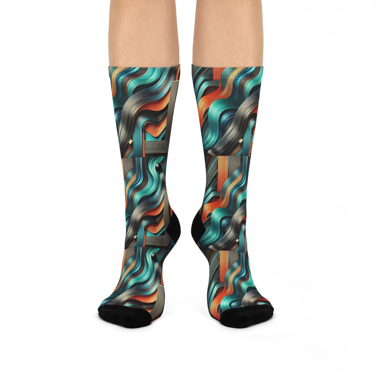 Neon Current Socks