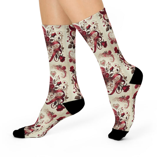 My Heart Blooms Socks