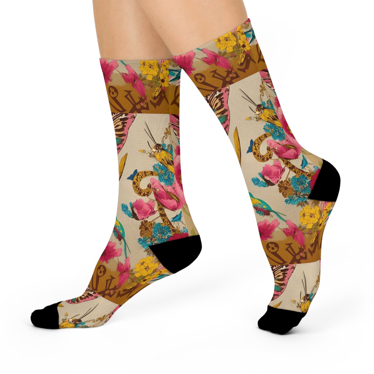 Pink Safari Socks