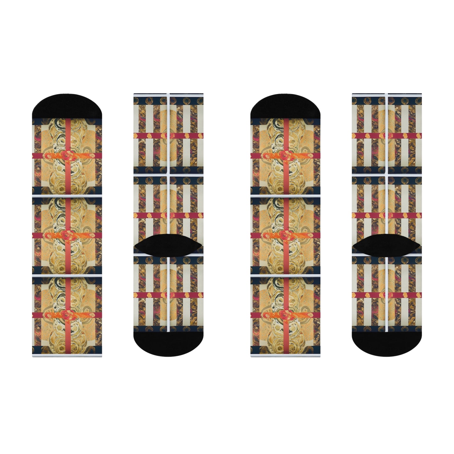 Plaid Smoke Socks