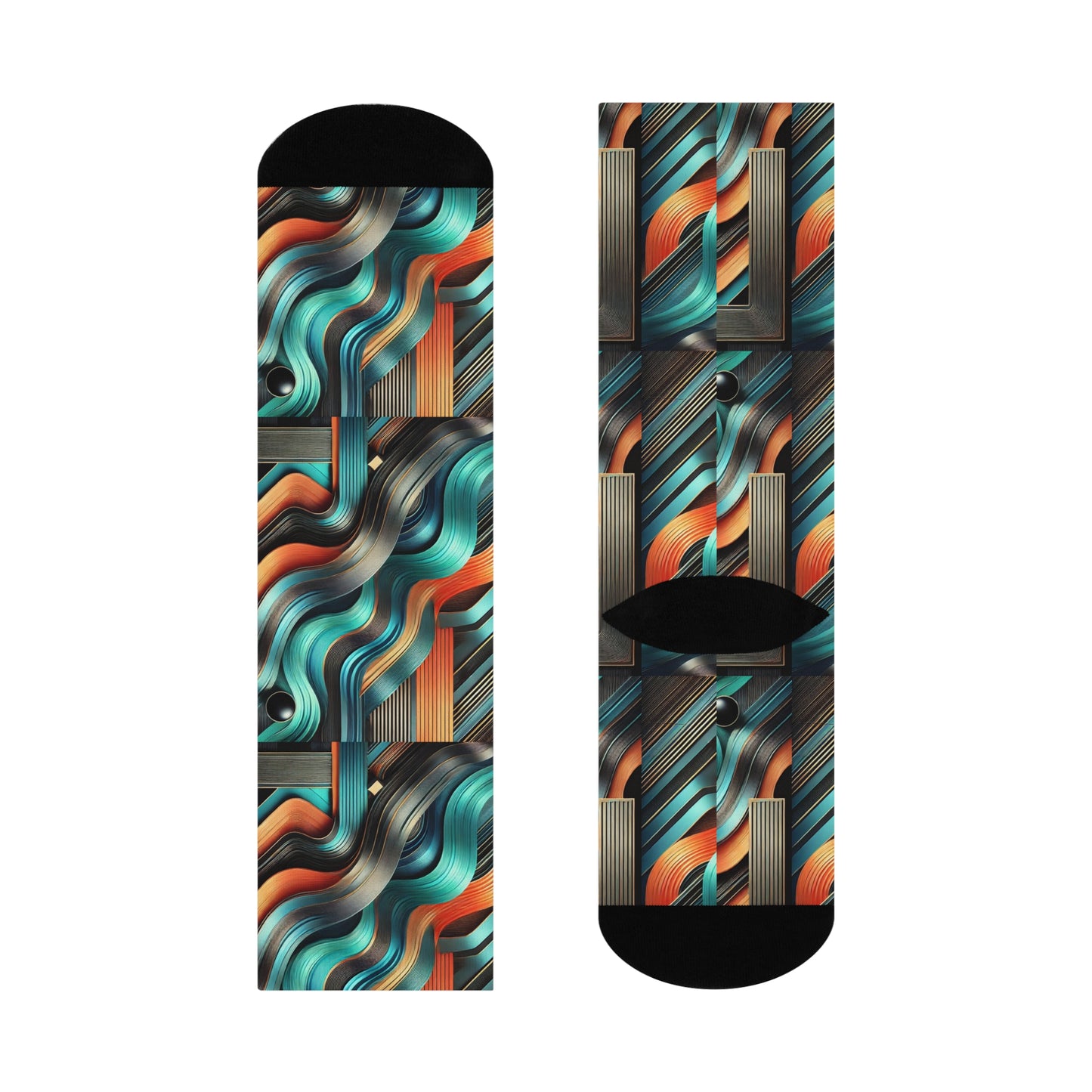 Neon Current Socks