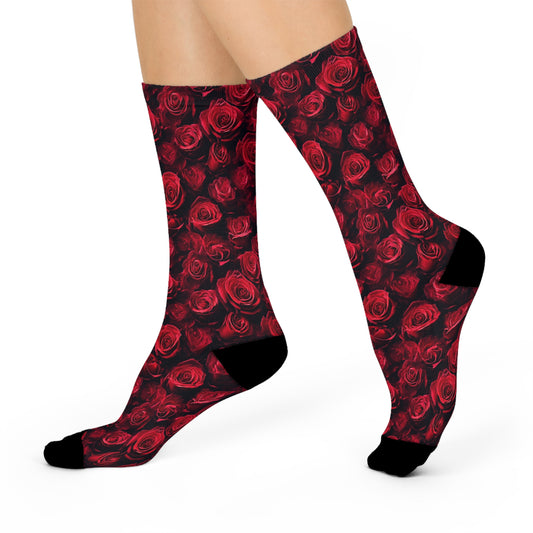 Ruby Heartbeat Socks