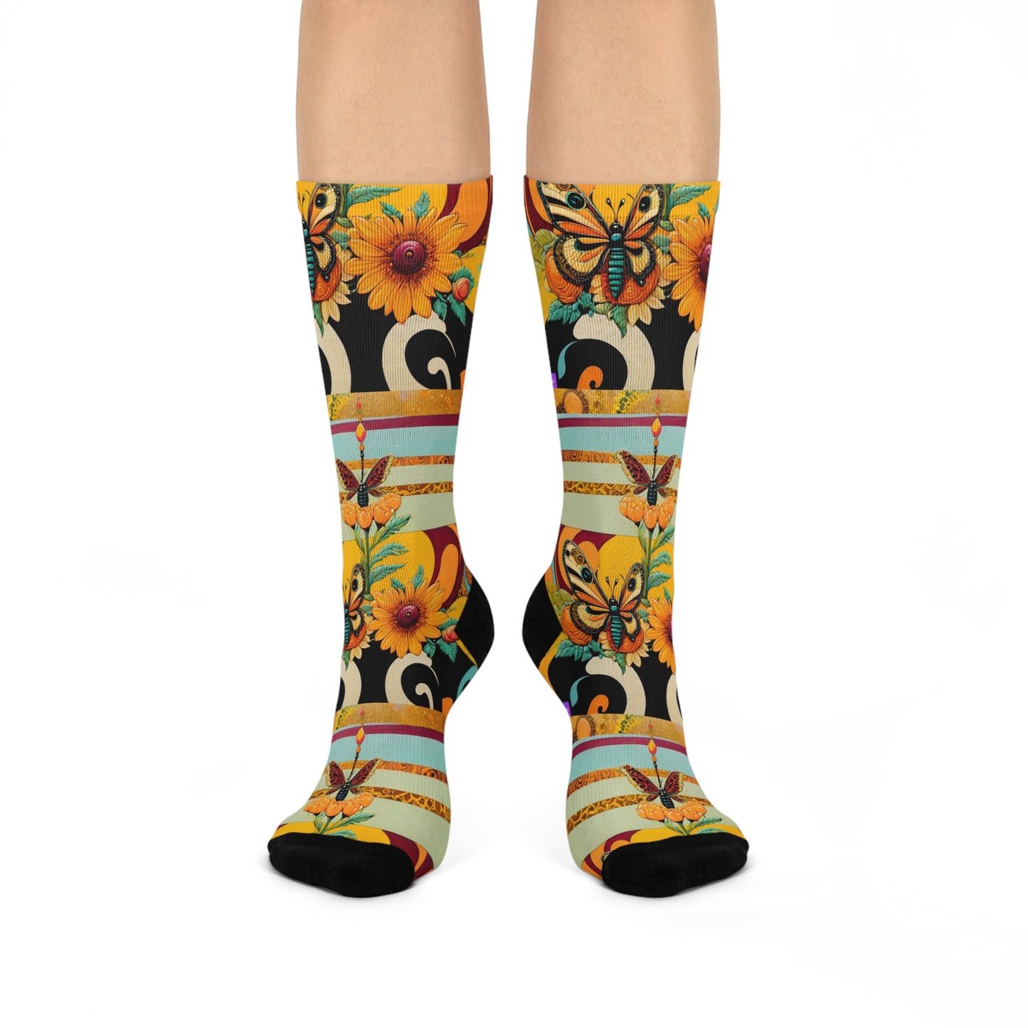 Sunset Bloom Socks