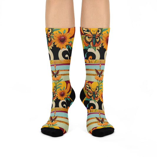 Sunset Bloom Socks