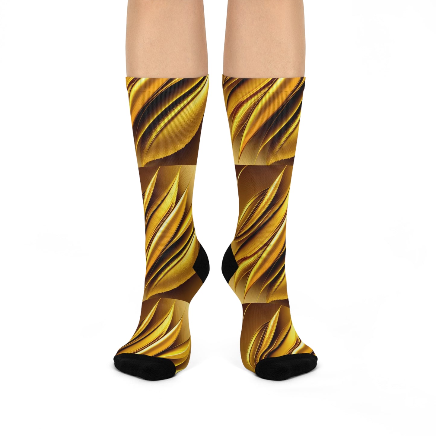 Gold Leaf Socks