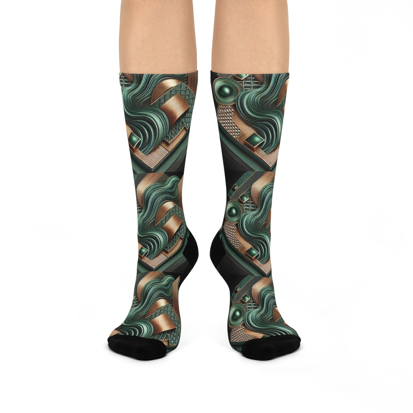 Emerald Maze Socks